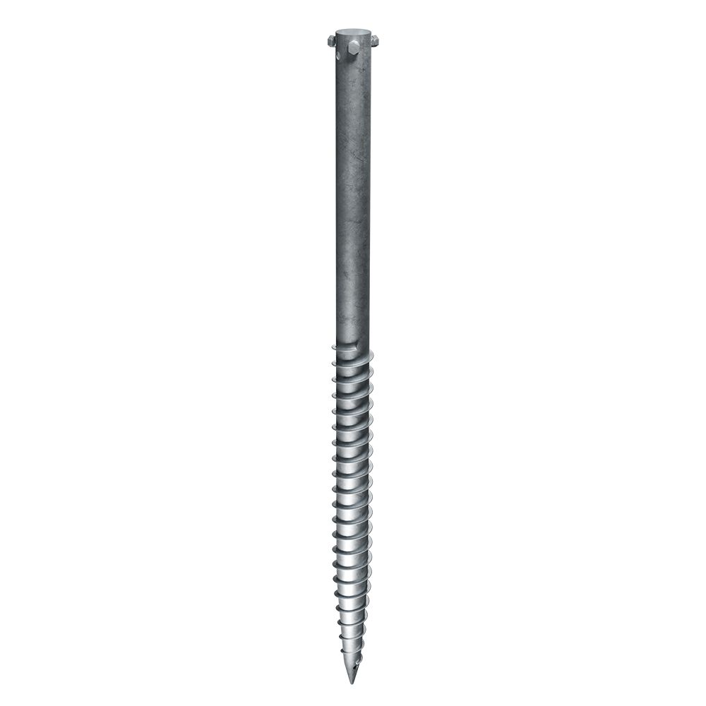 Ground screw 76x3,0x1600mm, 3xM16