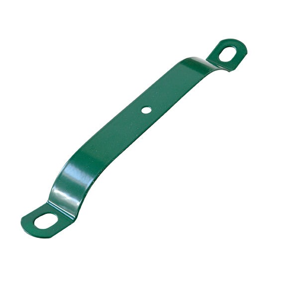 Green PVC post strap D48mm