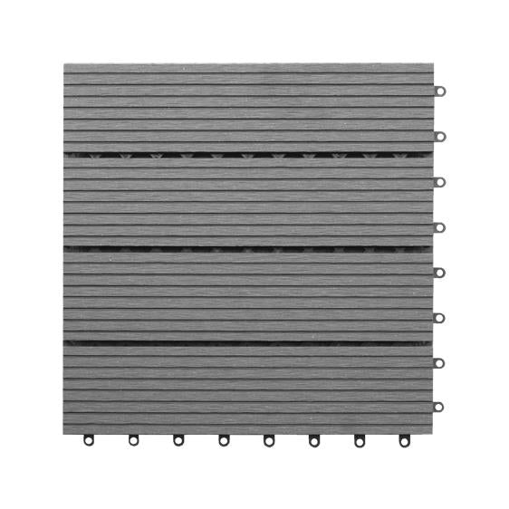 Pavimentazione WPC. cassetta Quickdeck 310x310x22mm antracite