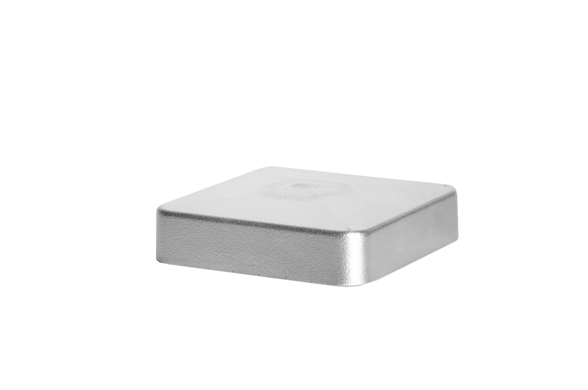 Aluminum canopy post 60x60 flat - natural