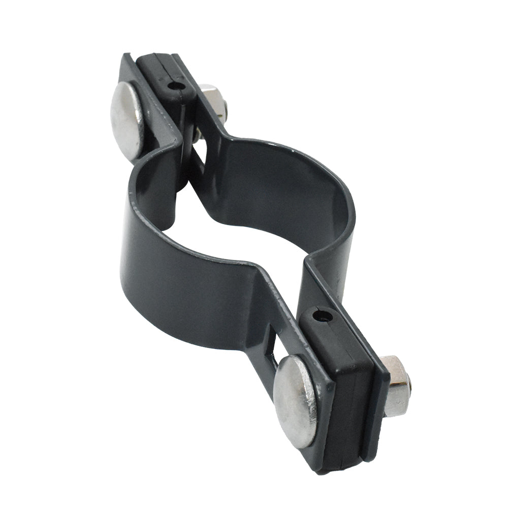 Morsetto continuo per palo ZnPVC D48mm antracite