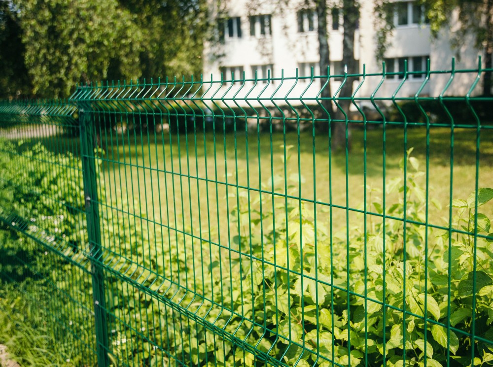 Welded panel fence ZnPVC 2500x1730x4mm green