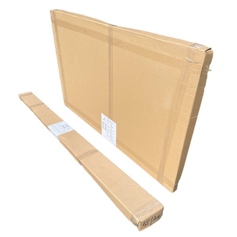 Bránka 1kr. 2D BOX ZnPVC 1000x1500mm RAL 9005 čierna matná