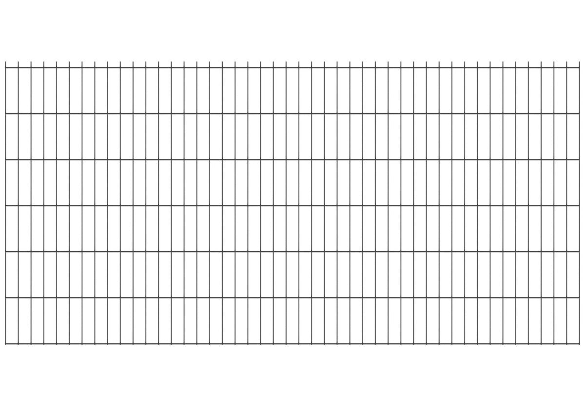 Pannello di recinzione saldato N2D 2500x1230mm D5/4/5mm antracite