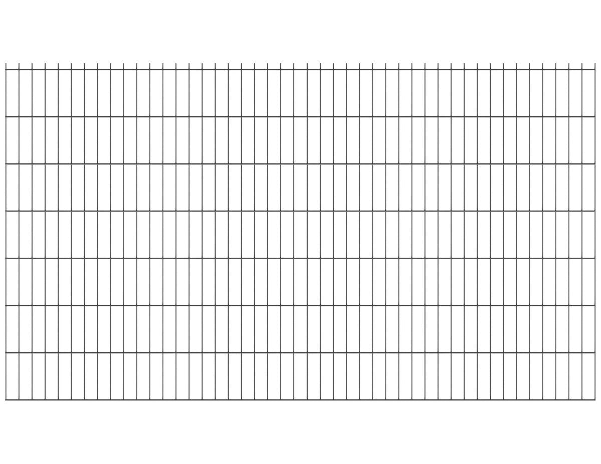 Pannello di recinzione saldato N2D 2500x1430mm D5/4/5mm antracite