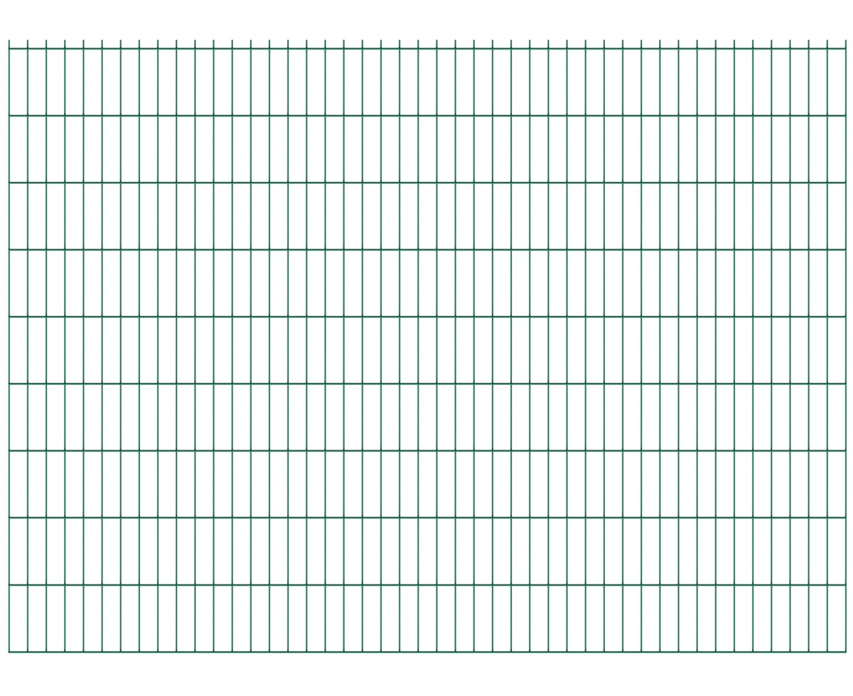 Pannello di recinzione saldato N2D 2500x1830mm D5/4/5mm verde