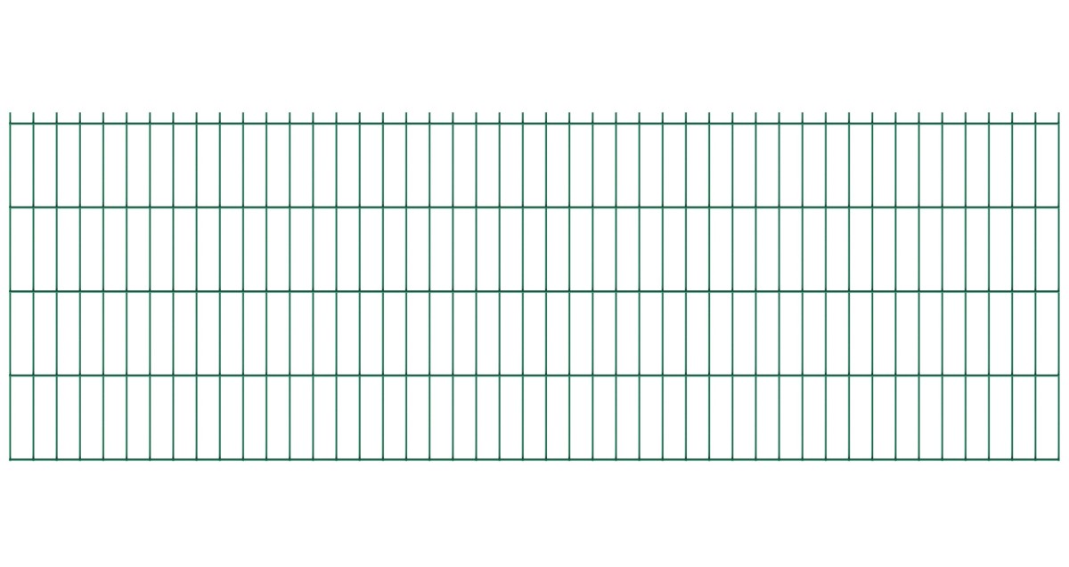 Pannello di recinzione saldato N2D 2500x830mm D5/4/5mm verde