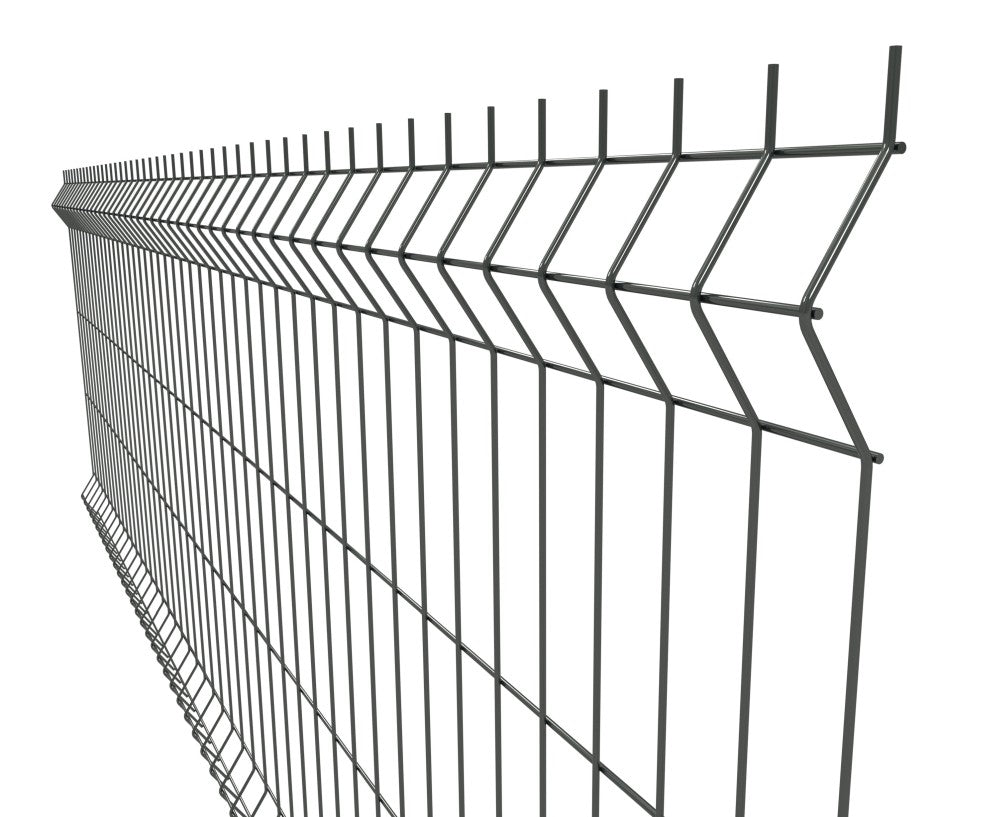 Pannello di recinzione saldato 3D ZnPVC 2500x1730x4mm antracite