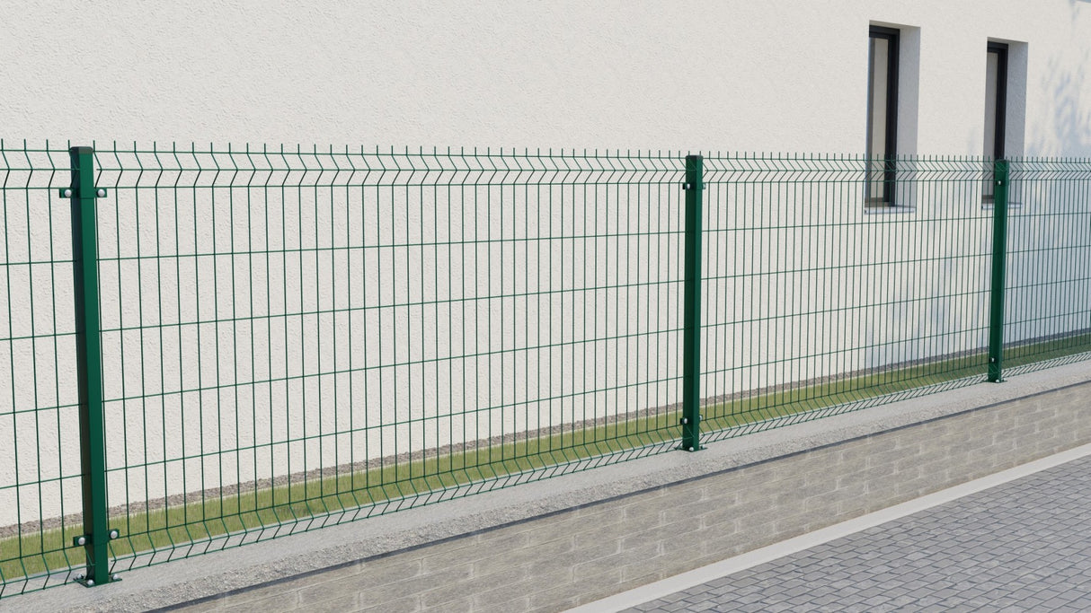Pannello recinzione 3D saldato ZnPVC 2500x1230x4mm verde