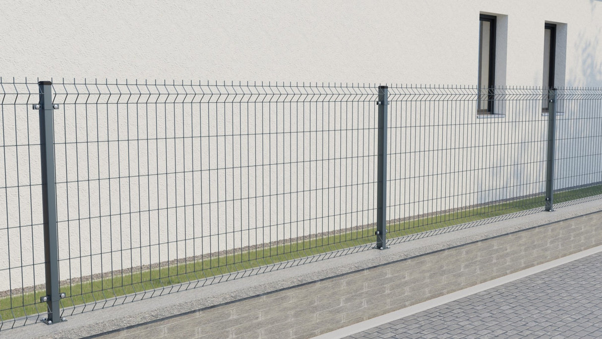 Welded panel fence ZnPVC 2500x1230x4mm anthracite