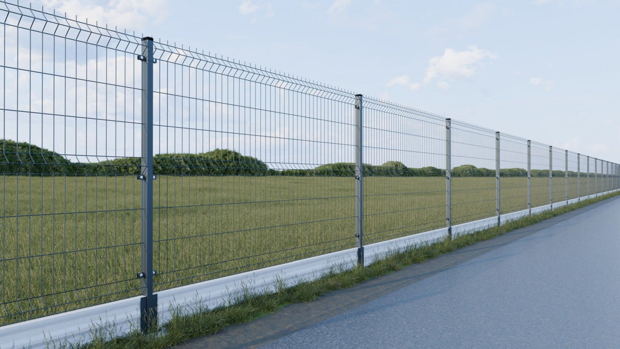 Welded fence panel 3D ZnPVC 2500x1530x4mm anthracite