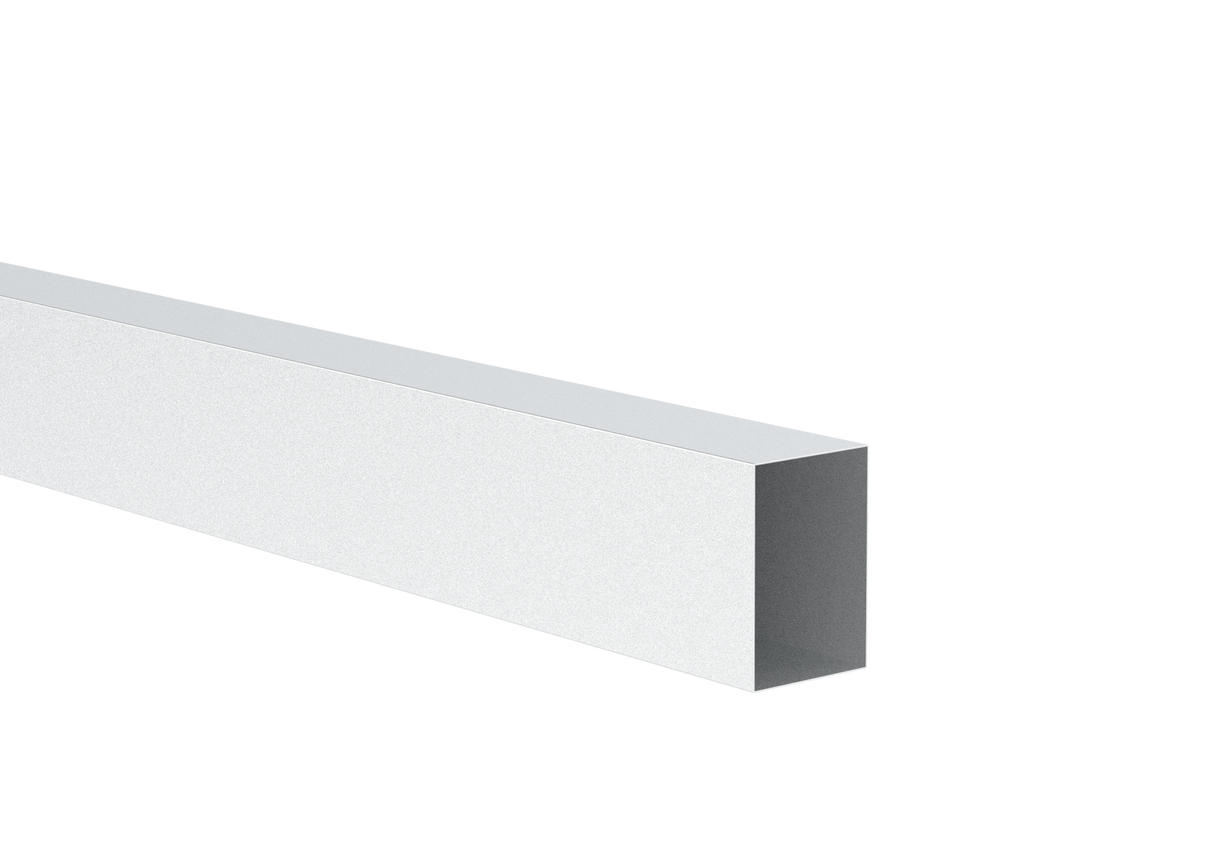 Aluminium fence infill 40x60x1 - 6000mm natural