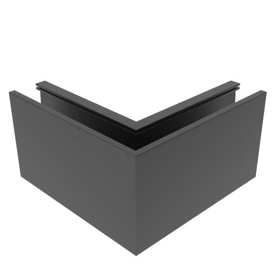 AL. profile, top mount 90° IN corner AL/ELOX/Sati