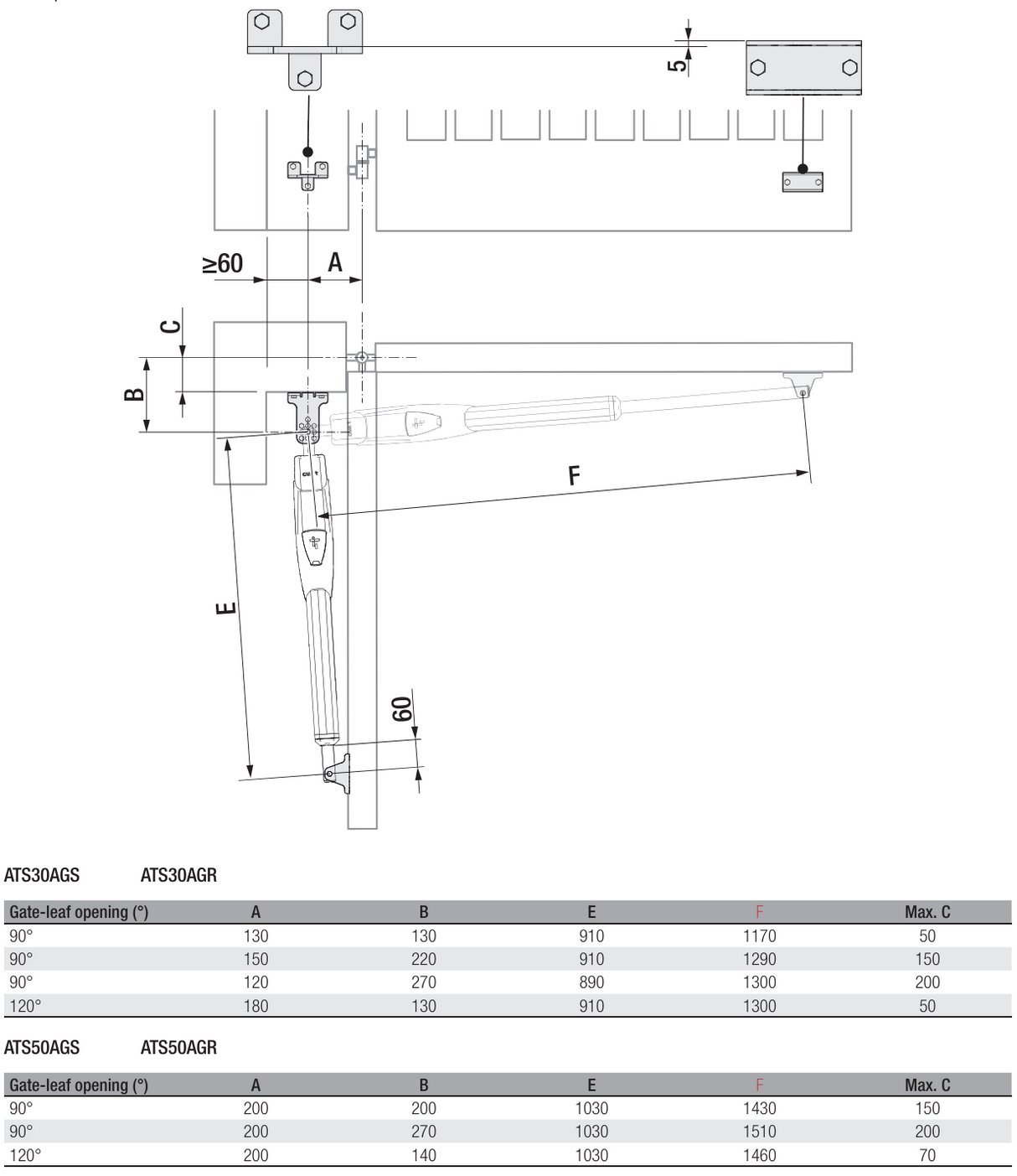 CAME drive for swing gates, 24 V DC