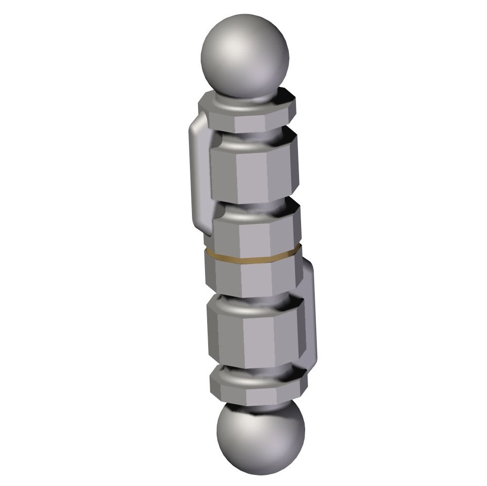 Gancio decorativo D21mm, L110mm