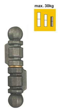 Gancio decorativo D21mm, L110mm