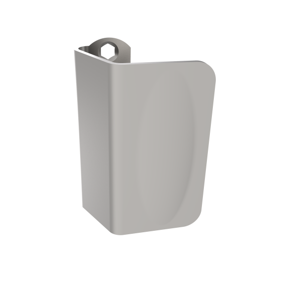 Madlo dverové, 93x65mm, farba čierna