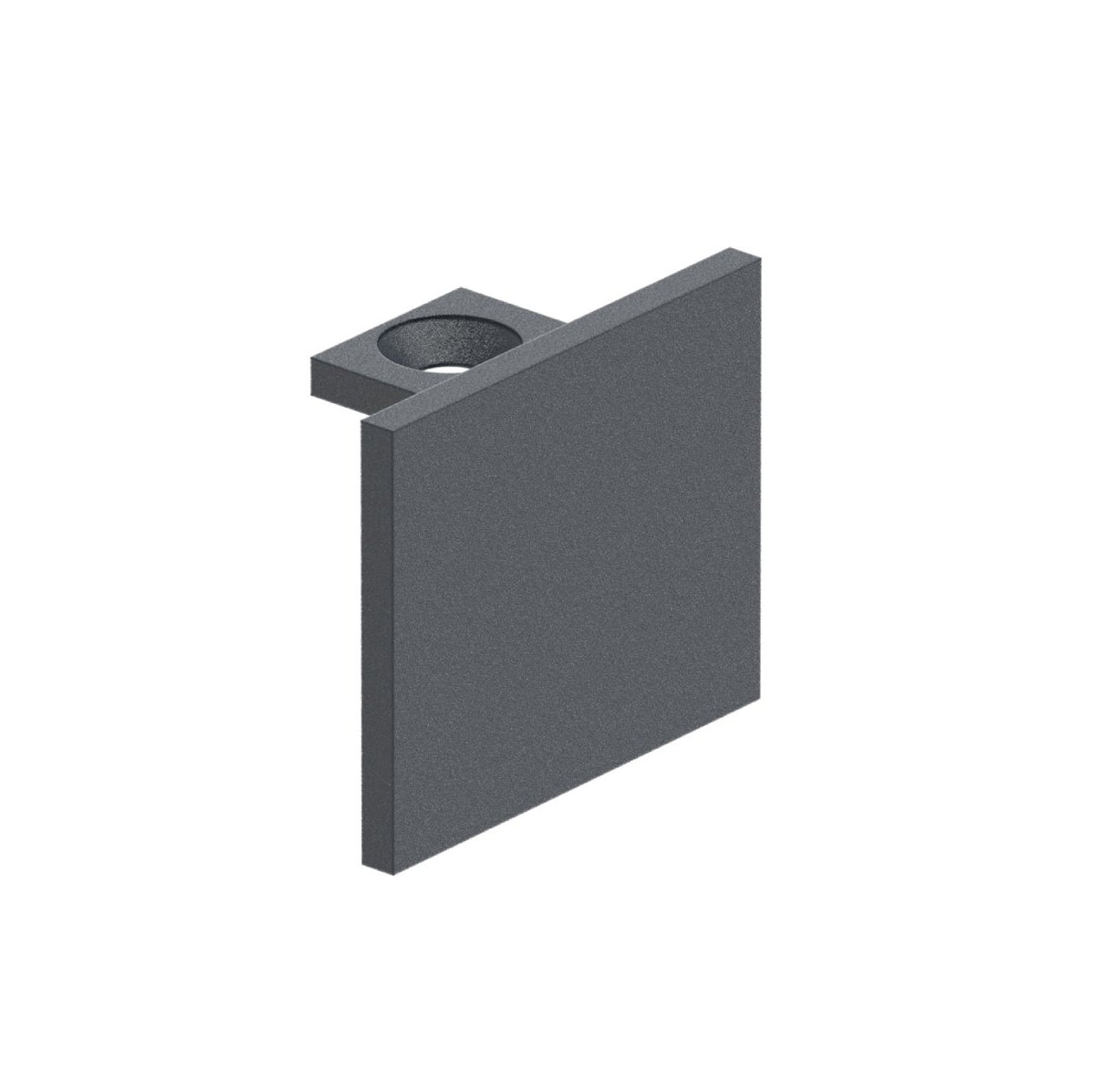 Tappo adattatore in alluminio MODEL 20PRO, Antracite RAL 7016