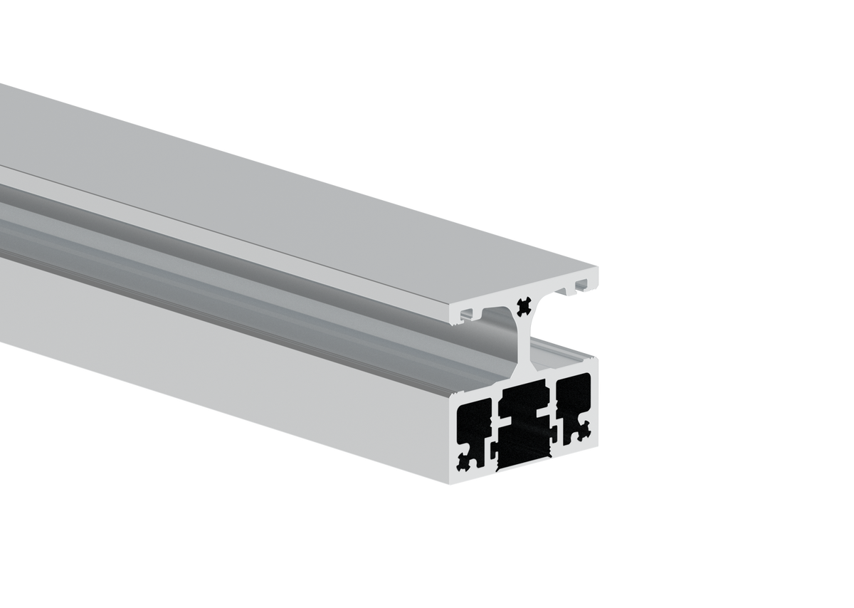 Aluminium Post Profile 56Γ60 mm - 6 m - Natural