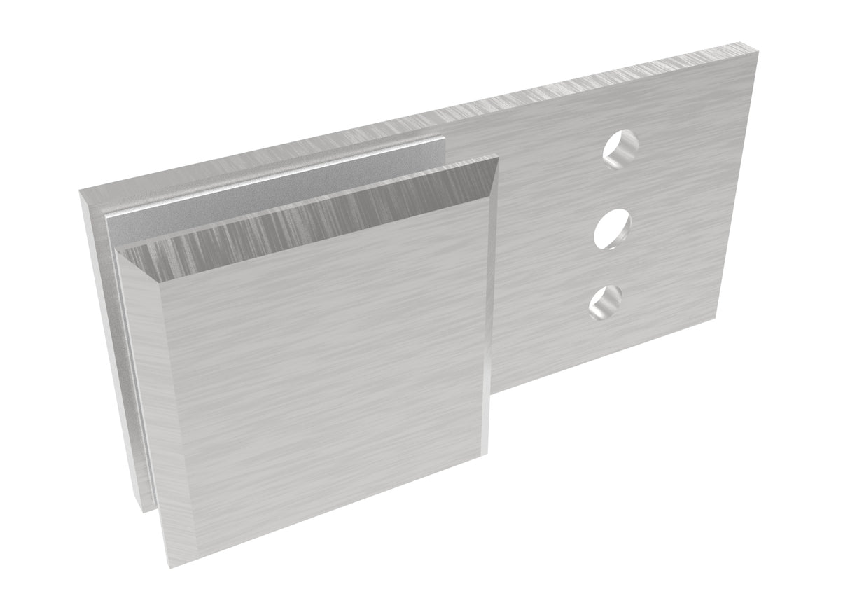 Glass clamp, Zamak, T 8-10 mm