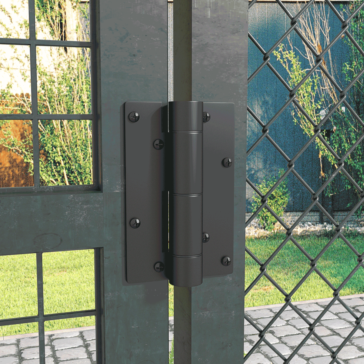 Cerniere autochiudenti in alluminio ad alta capacita di carico – nere