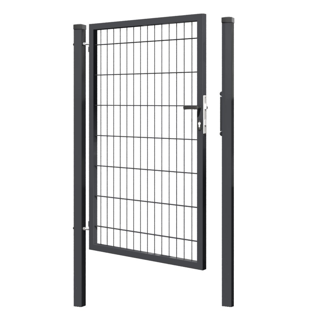 Gate 1pc. 2D BOX ZnPVC 1000x1500mm RAL 7016 anthracite