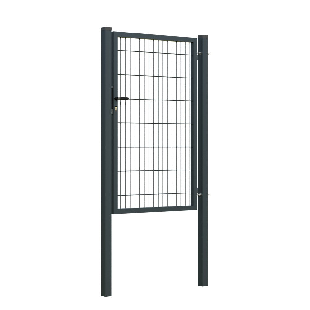 Gate 1pc. 2D BOX ZnPVC 1000x1500mm RAL 7016 anthracite