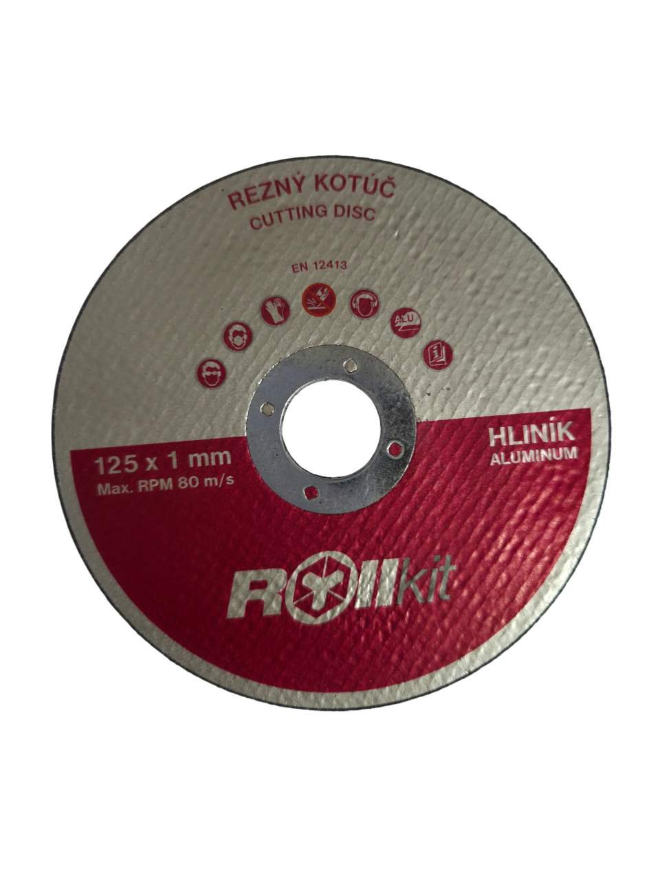 Cutting disc for aluminum, D125, d22,23, t1mm