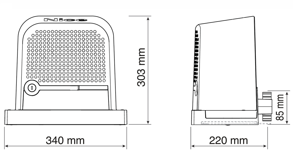 NICE drive for feed. gates, HI-SPEED