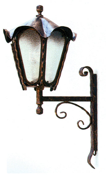 Wall lamp 630xD330mm, patina, black