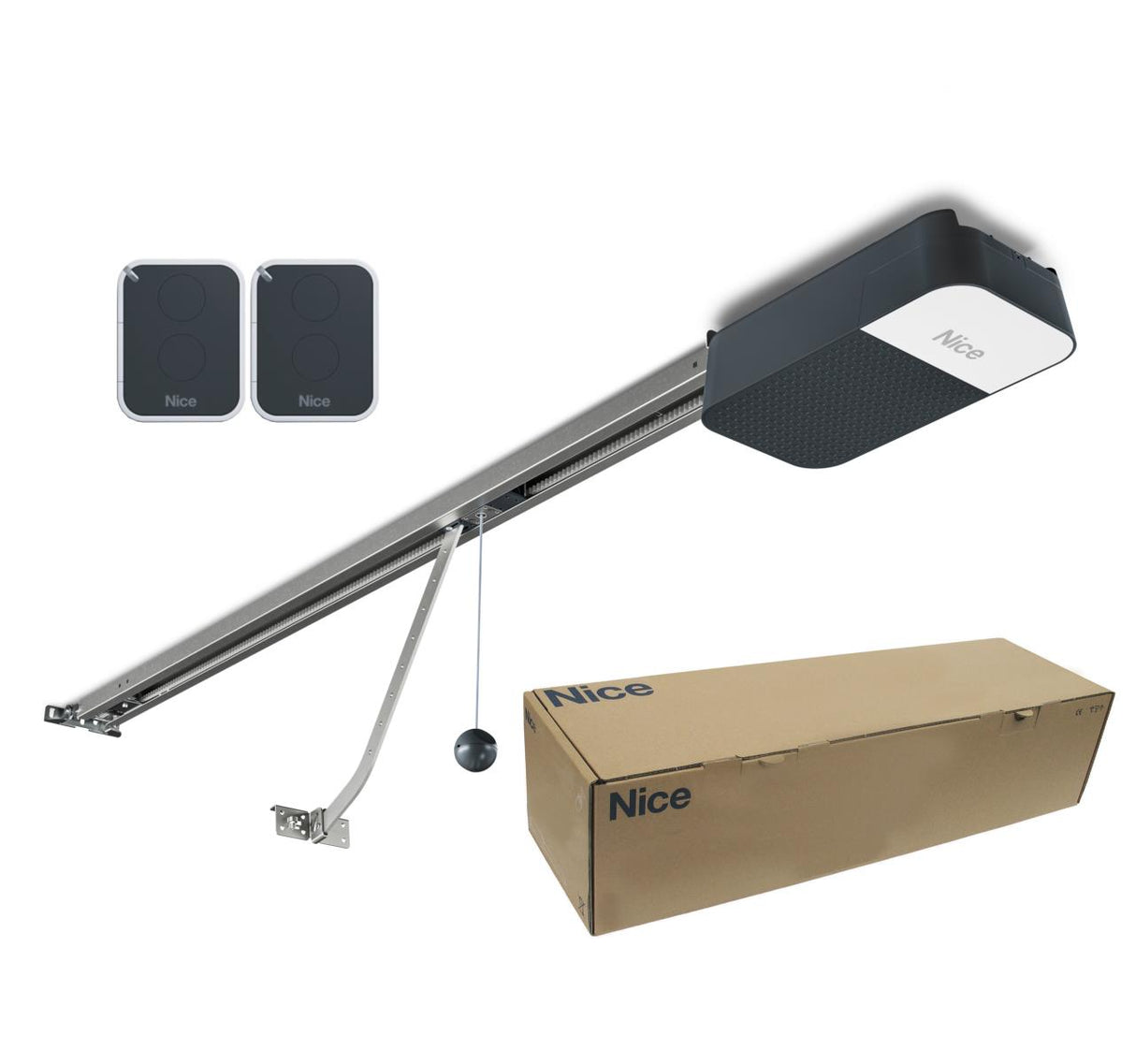 Complete system NICE - garage doors with guide kit