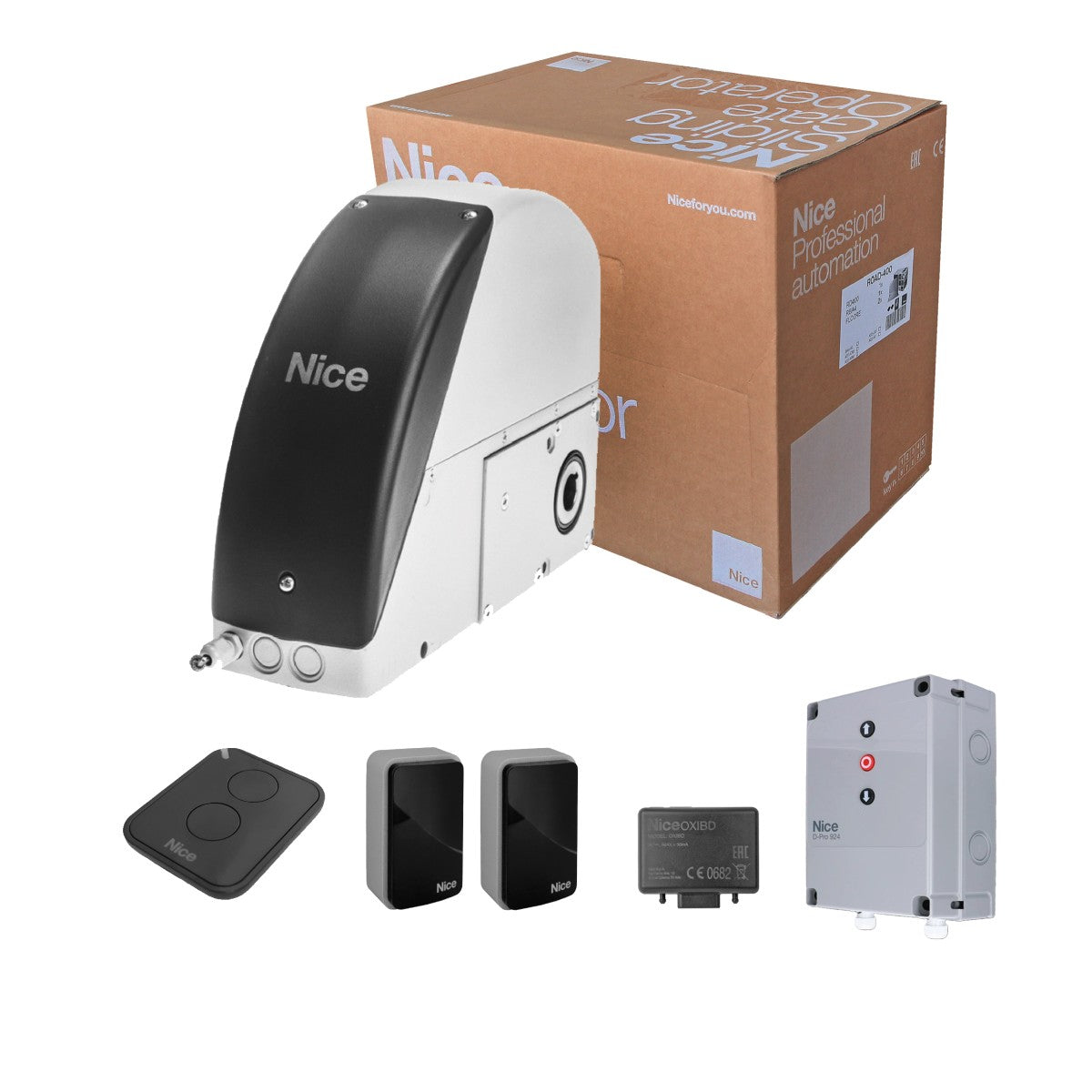 Compl. garage. NICE Sumo system for gates up to 35m2