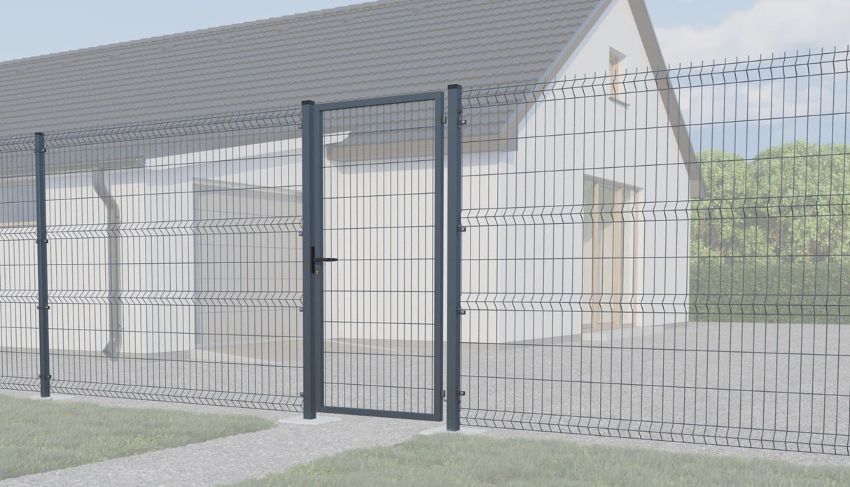 Bránka 1kr. SQUARE ZnPVC 1000x2000mm, antracit