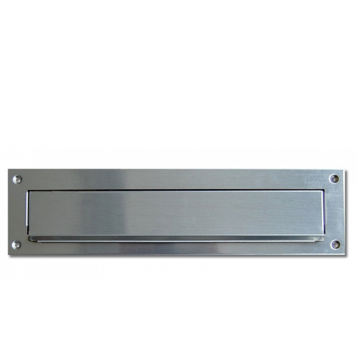Rectangular Letter Plate, stainless steel