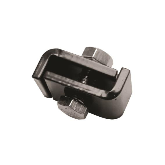 Connector of panels for infinite assembly ZnPVC anthracite