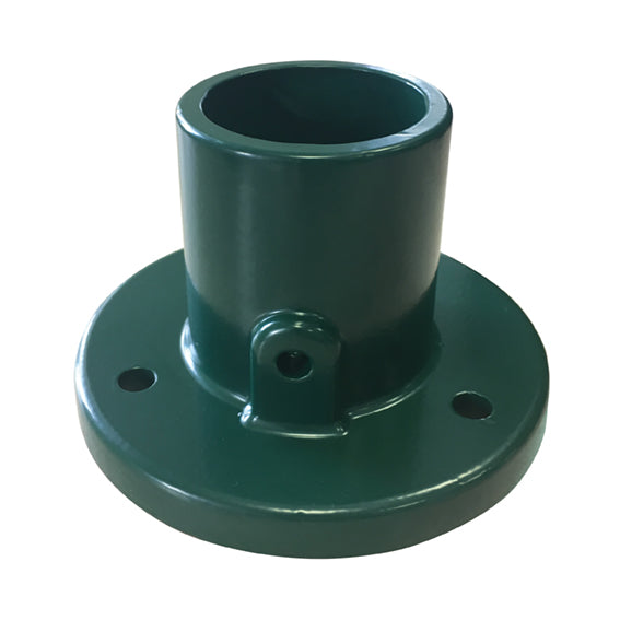 Base of AlPVC post D48mm green