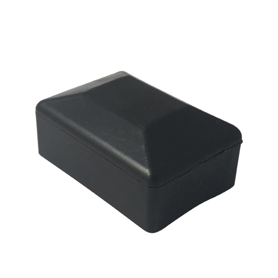 Cappuccio per palo 40x60mm PE nero