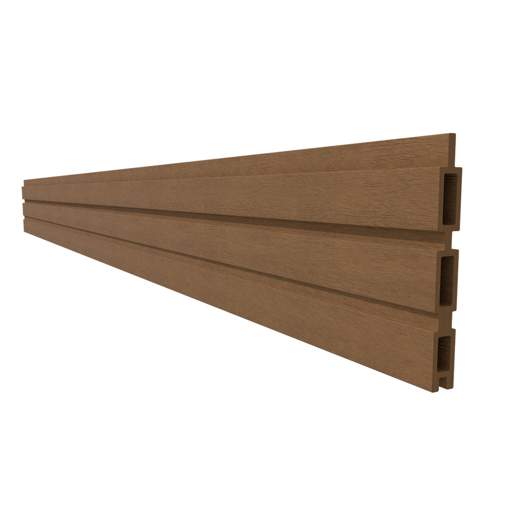 Pannello per recinzione in WPC AURORA 167x20x1830mm, marrone