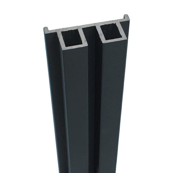 Aluminum strip for decor. panel 1750mm anthracite