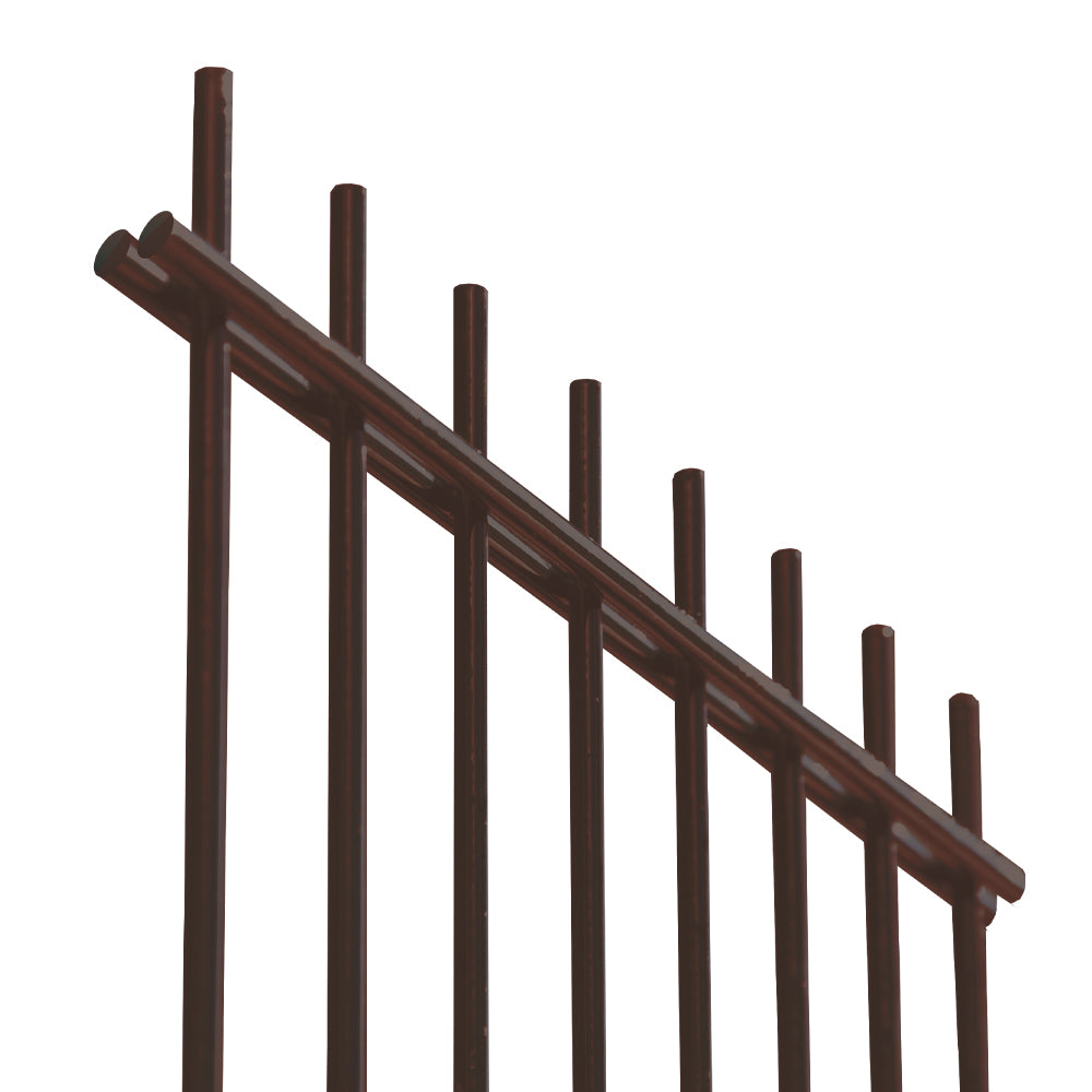 Pannello per recinzione saldato N2D 2500x1630mm D5/4/5mm marrone