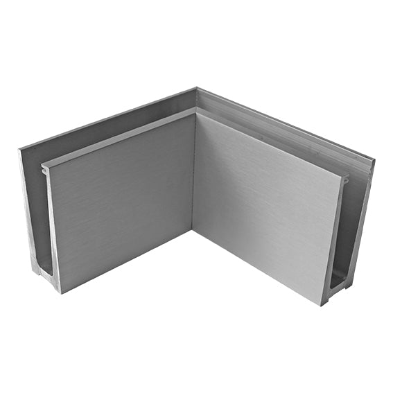 AL. profile, top mount 90° IN corner AL/ELOX/Sati