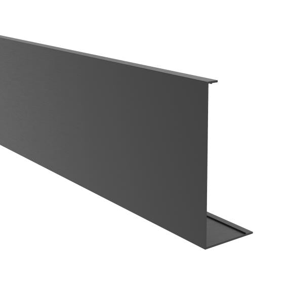 Cover for side anchoring glass system AL, elox, 2