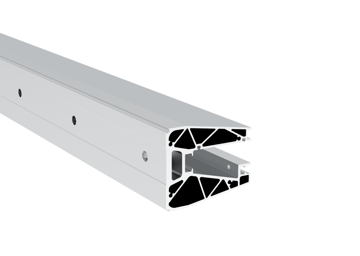 Canopy with aluminium channel profile