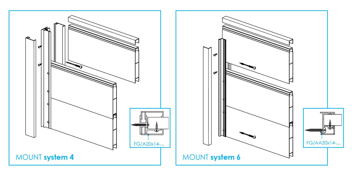 Riempimento per recinzioni in alluminio 20x120x1800mm