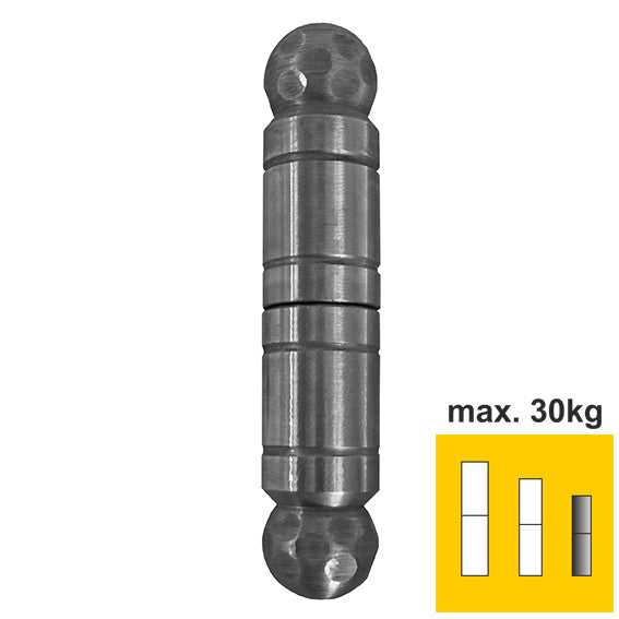 Hinge decor D 20mm, L=100mm