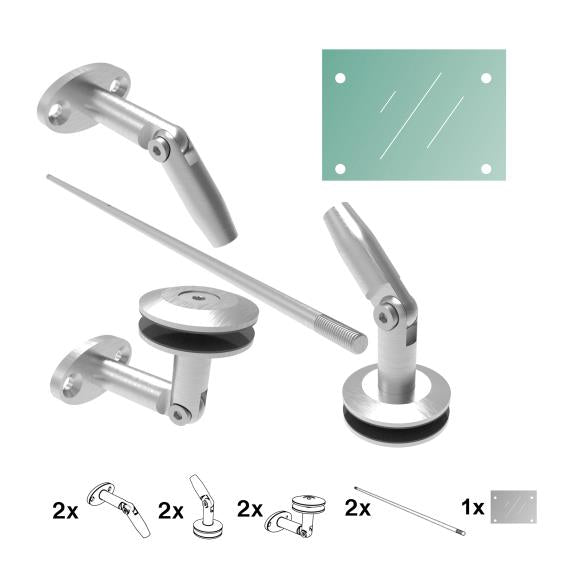 Canopy system AISI304, M12mm