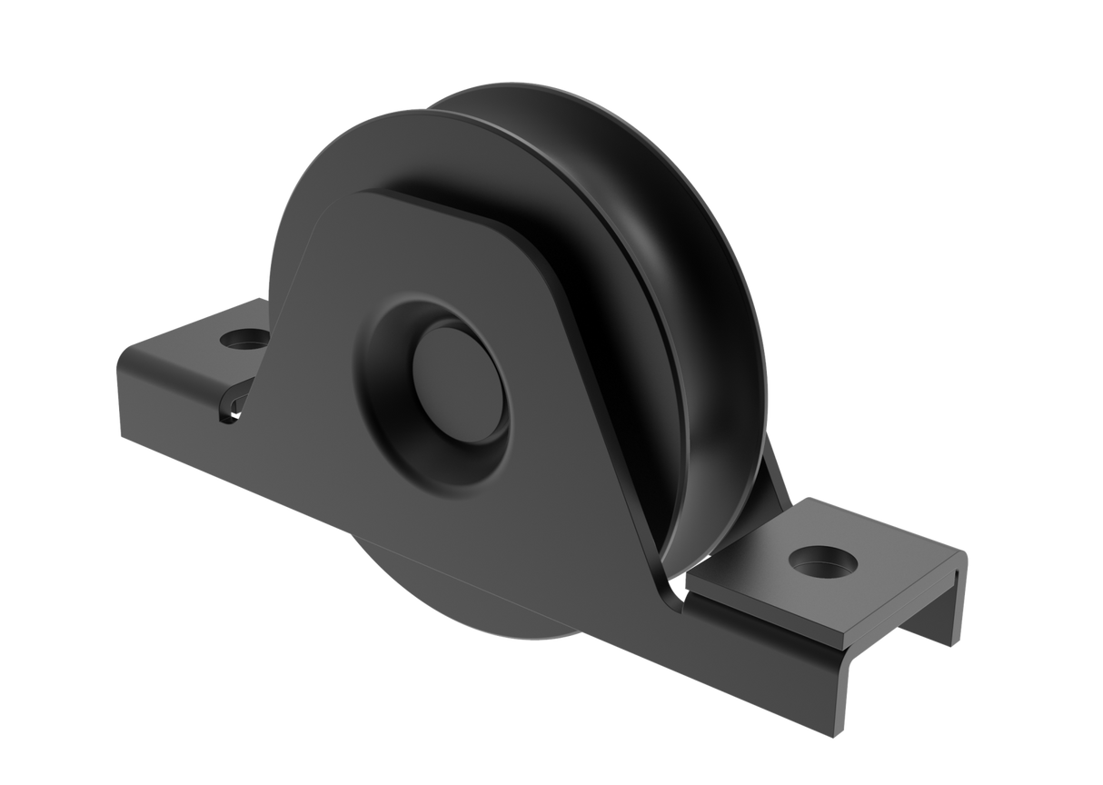 Casters set -U Zn, D80, black