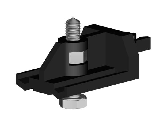 Fittings for sliding doors - bar AL, nosnosť 60kg