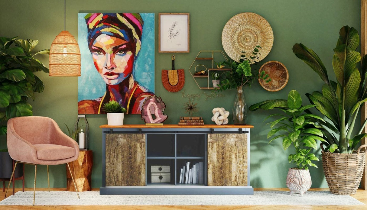 sliding barn door hardware - mini - "Siera"