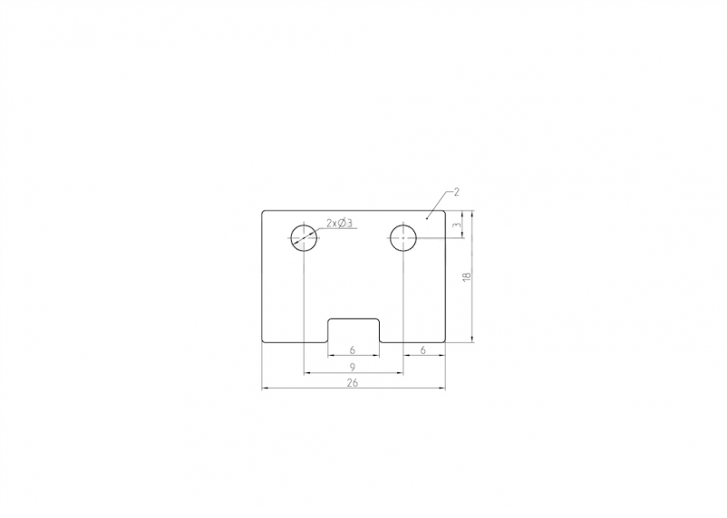 Connecting material for the aluminum partition